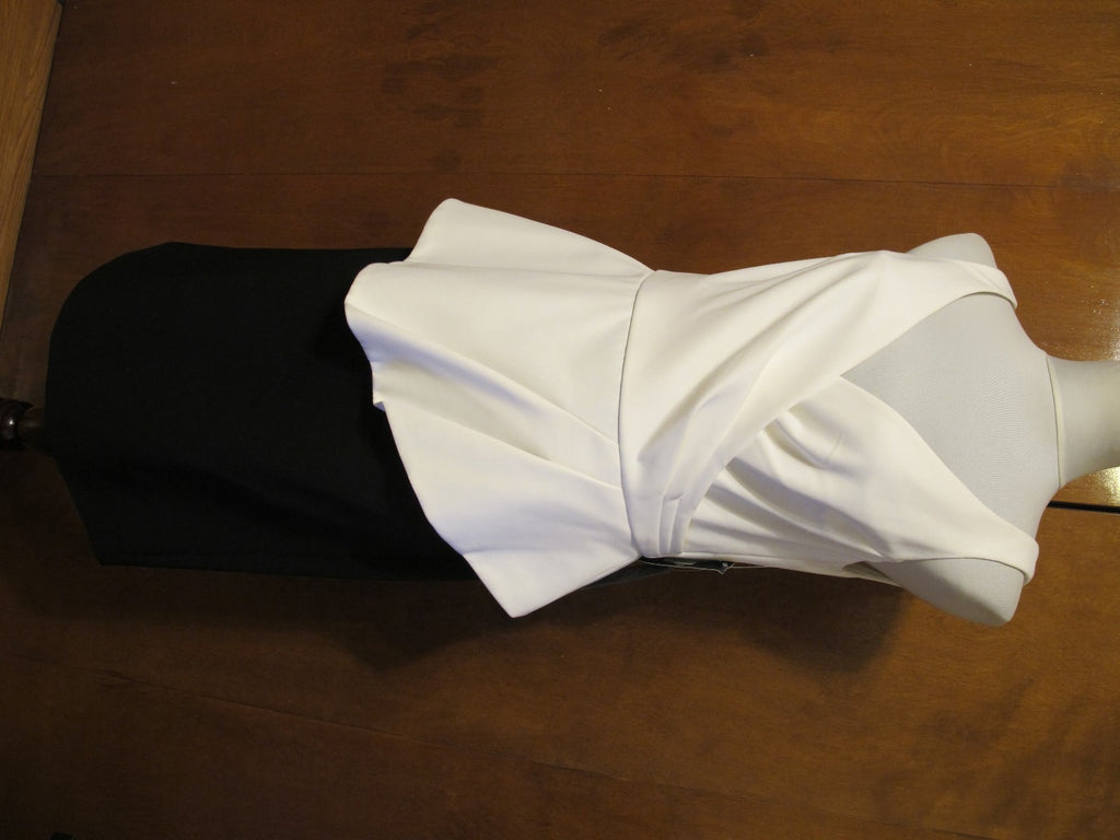 Ralph Lauren's women’s black ivory evening dress 12