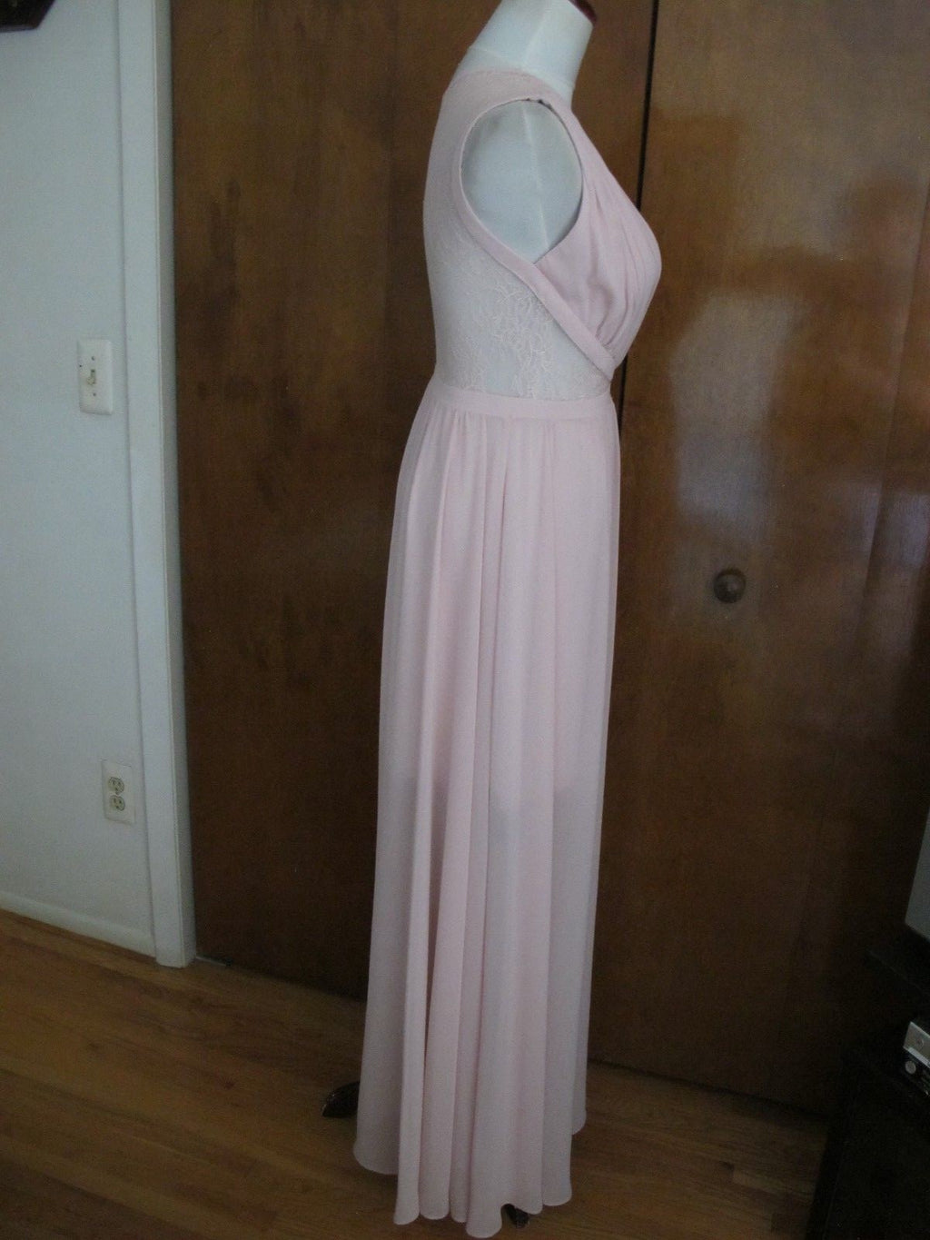 Laundry by Shelli Segal Women’s Pink Detailed One-Shoulder Build in Bra Gown 2 