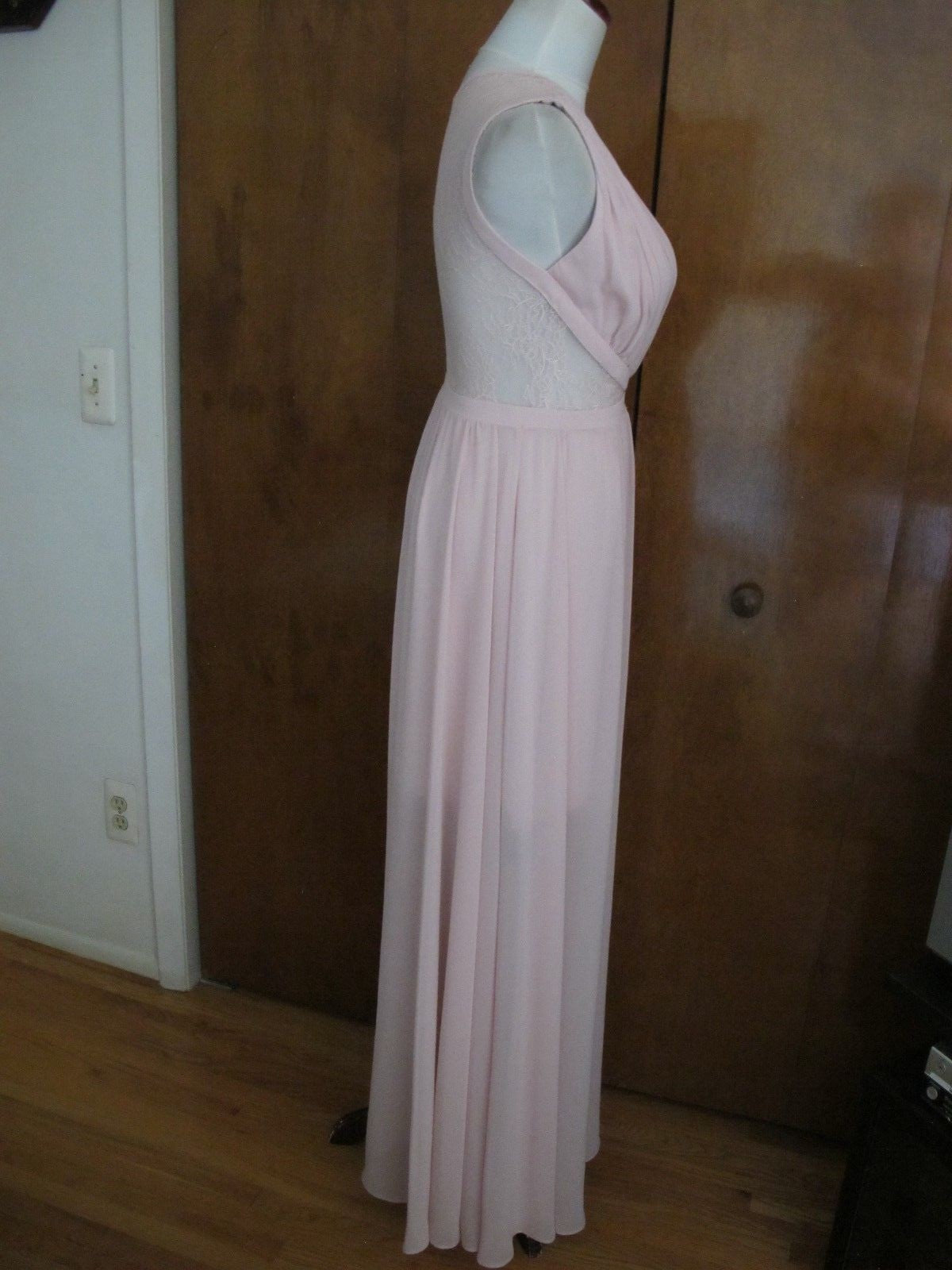 Laundry by Shelli Segal Women’s Pink Detailed One-Shoulder Build in Bra Gown 2 