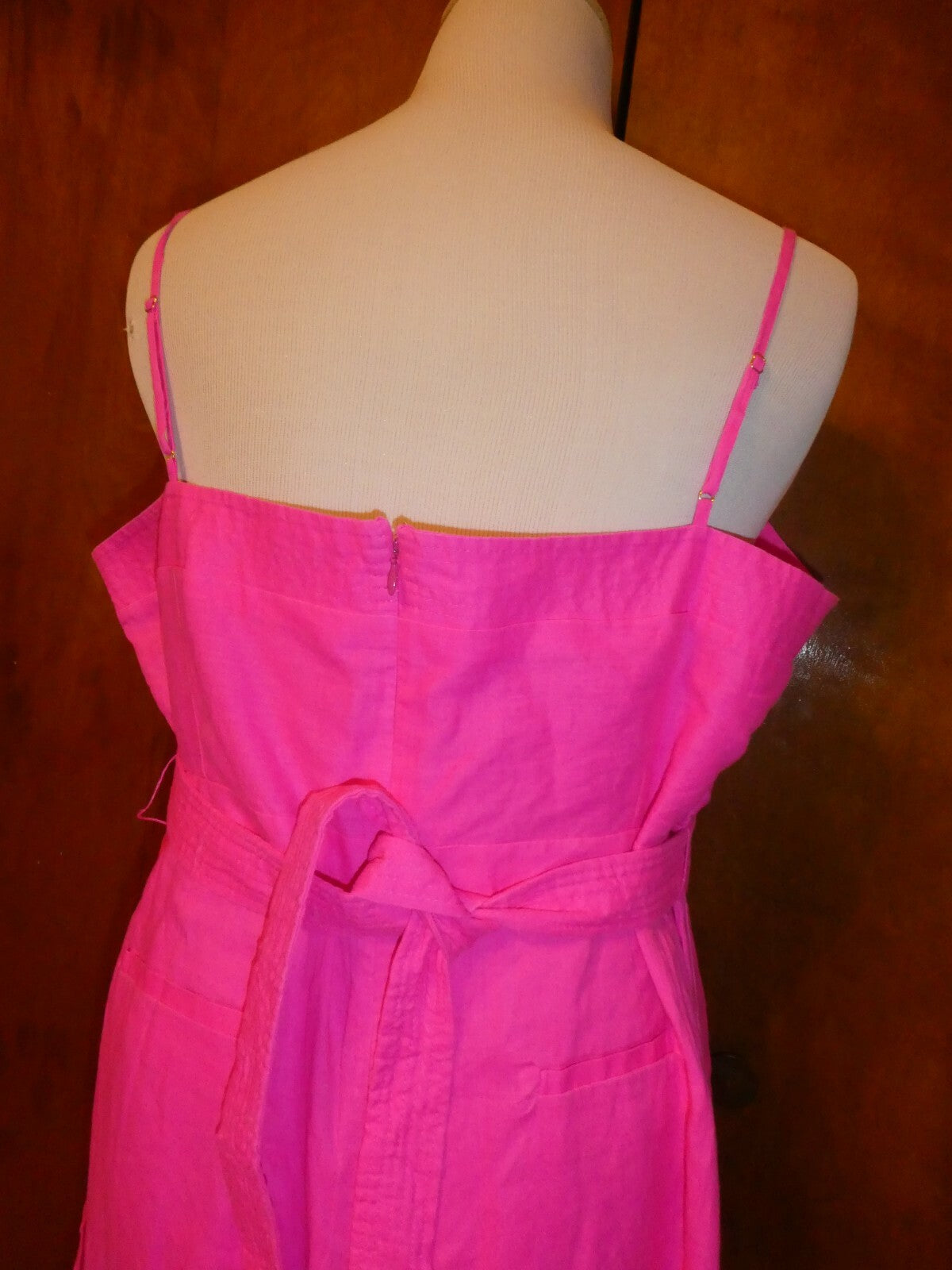 J. CREW Women's Pink Linen Jumpsuit 22