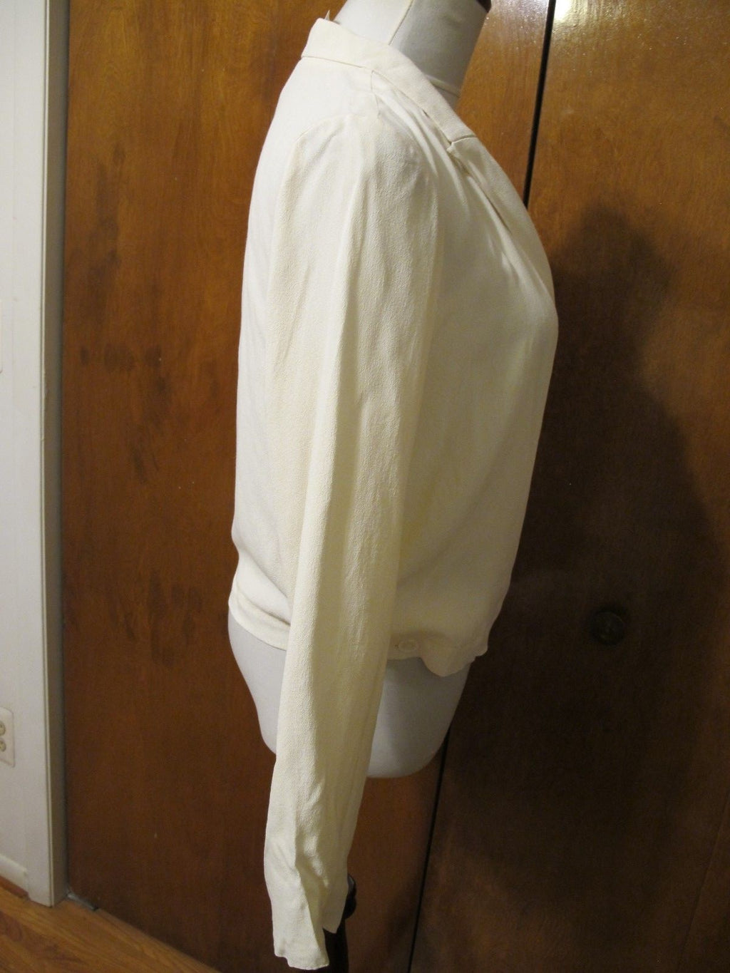 Anthropologie Sttitwa women's off white lined evening blazer size 0