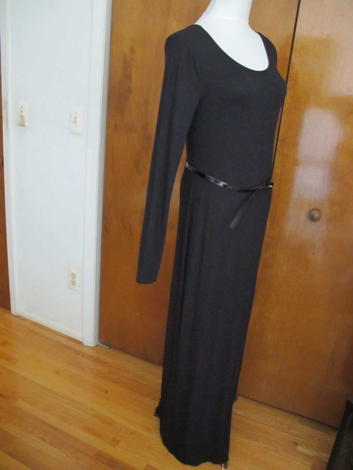 Armani Exchange Women's Rayon Black Evening Dress 