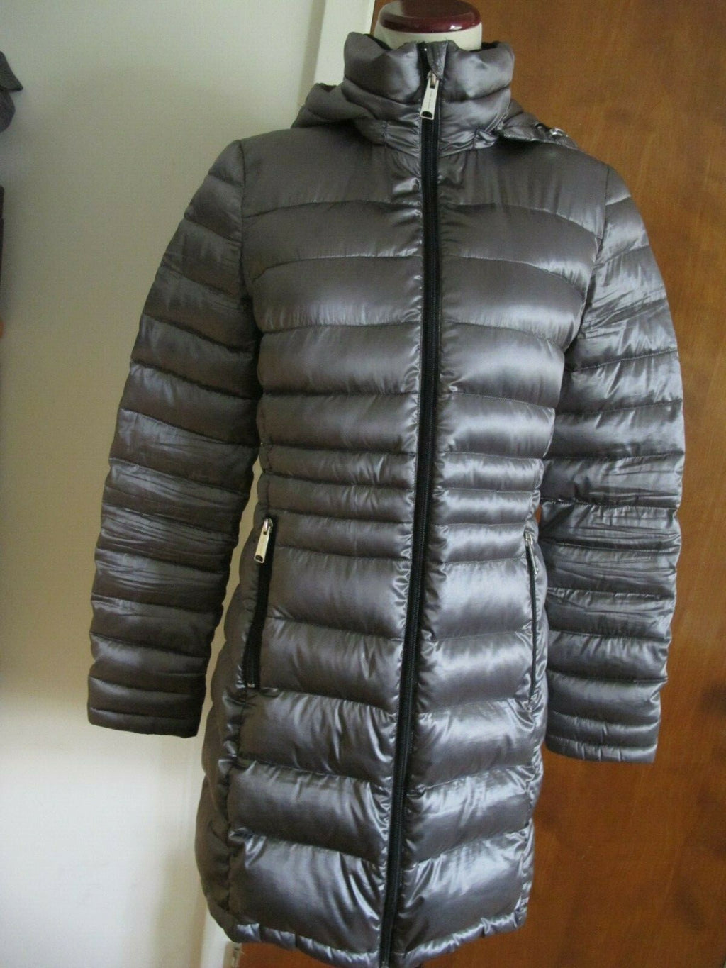 Andrew Marc Women’s Gray Lightweight Premium Downs Winter Coat Small