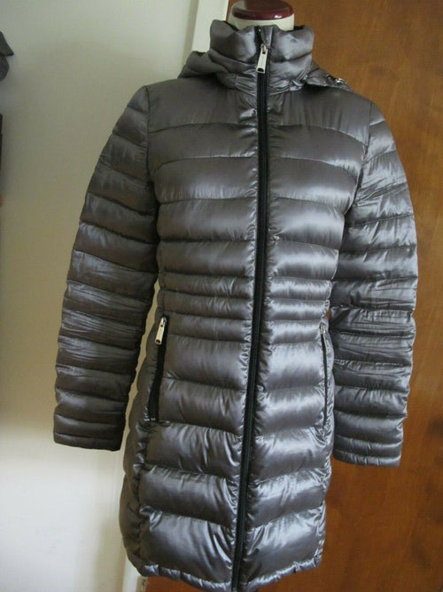 Andrew Marc Women’s Gray Lightweight Premium Downs Winter Coat Small