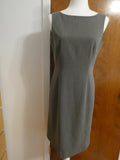MIX by Tahari Arthur S. Levine Gray Sheath Dress Women Size 4 Lined Career