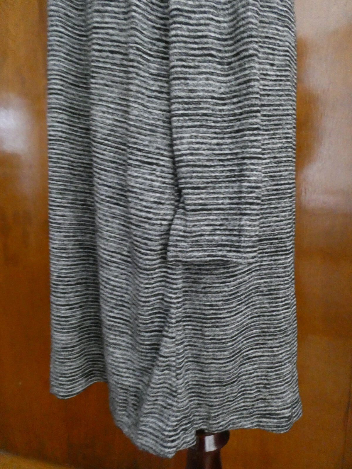 Gap Women's A-Line Black/Gray Long Sleeves Dress Size XLarge