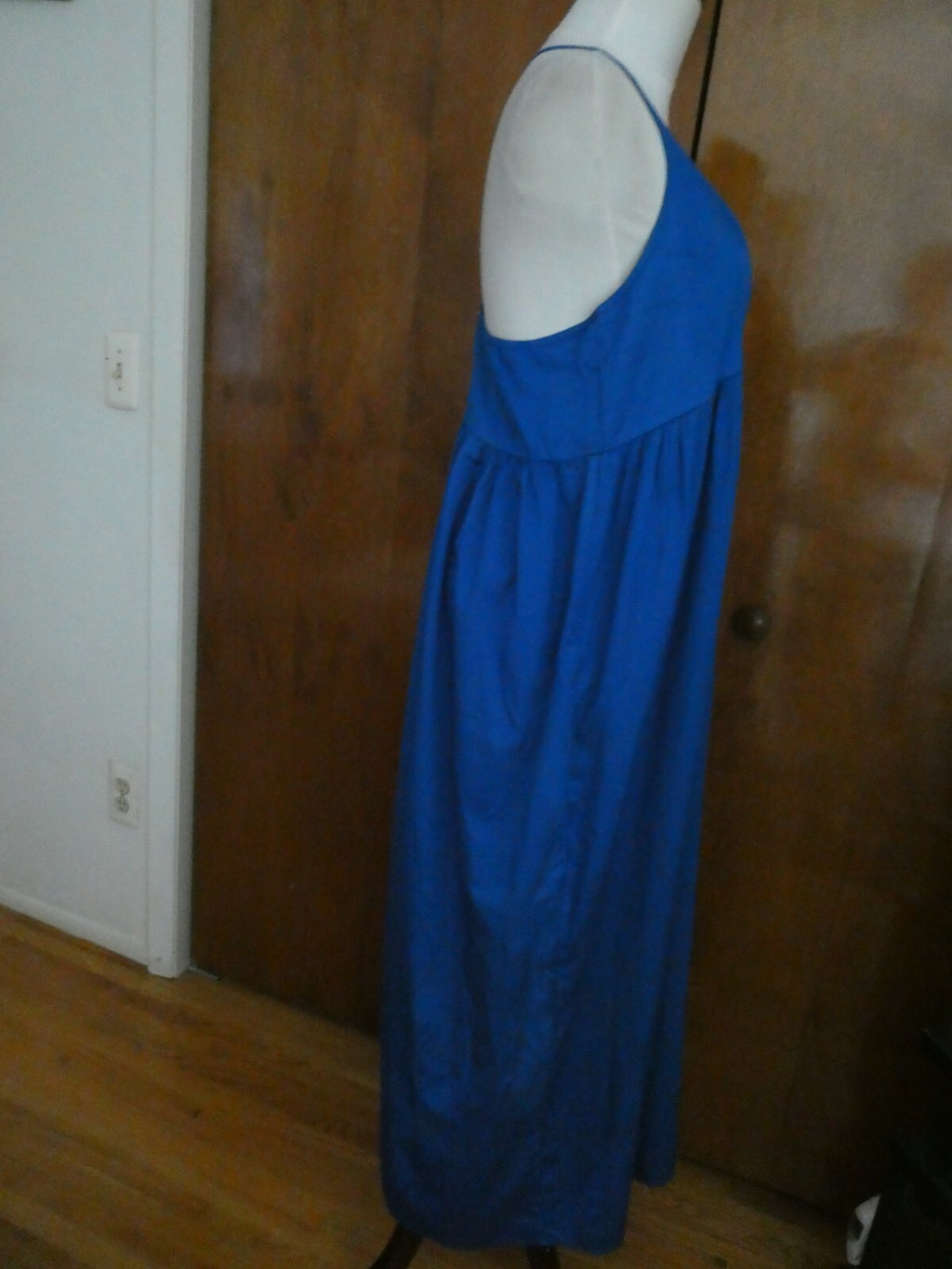  Anthropologie Lacausa Women’s Blue Detailed Dress Size Medium