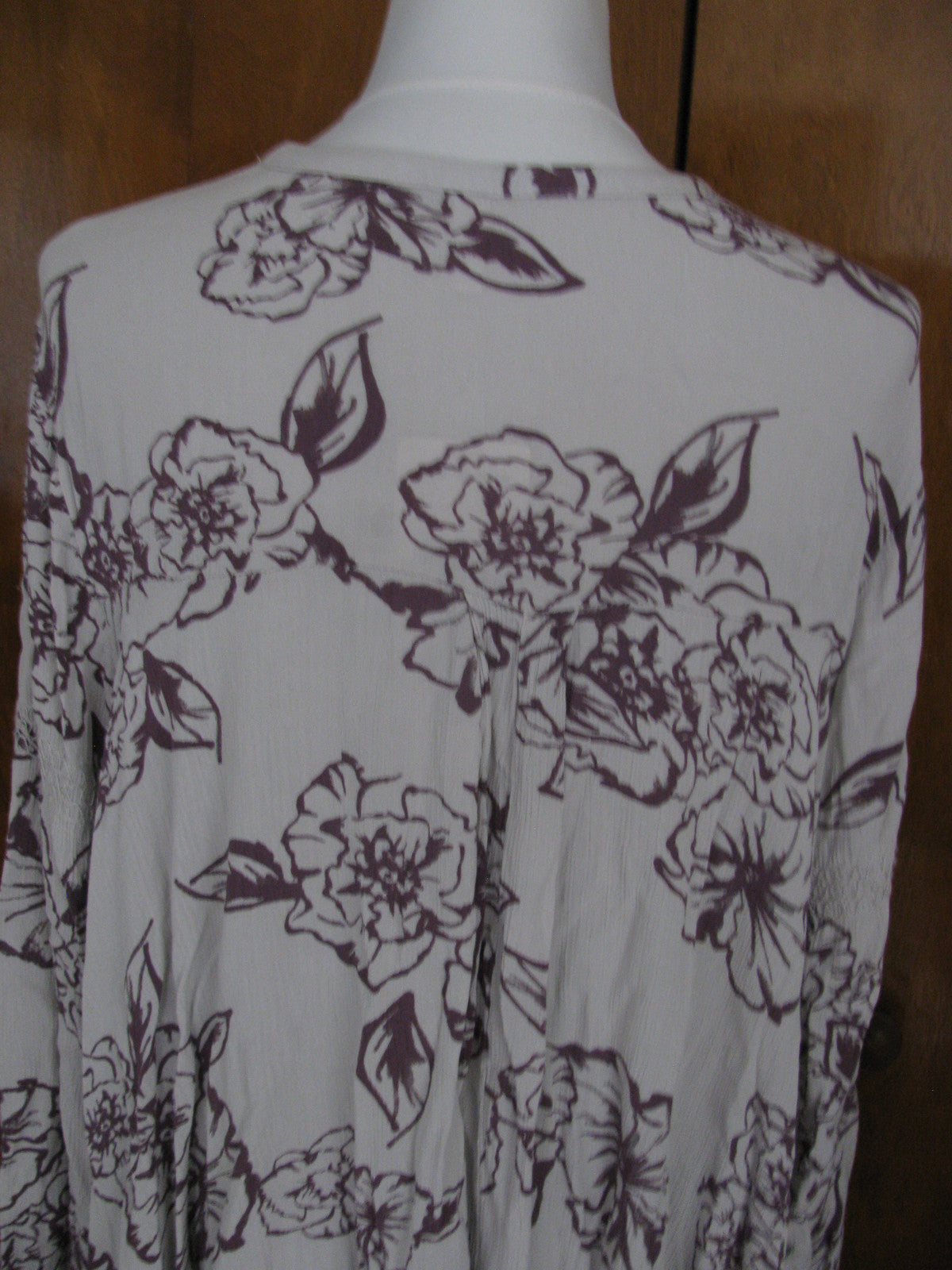 Free People women's cloud combo tunic top rayon size Large 