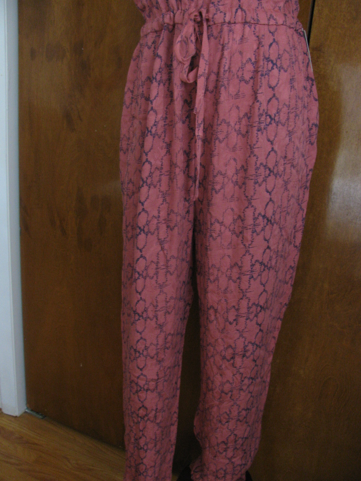 Free People women’s tomato comb rayon romper size large NWT