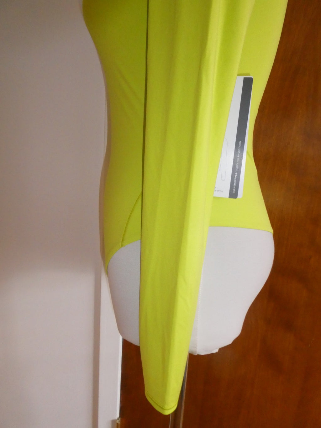 Lululemon Bodysuit Wundermost Nulu Long Sleeve Thong Lime XS, M, L, XL