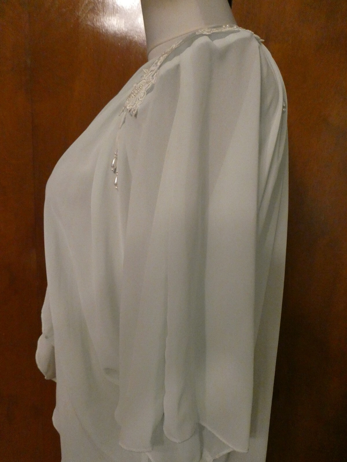 Hilton women's light blue evening tunic top size 10 Australia