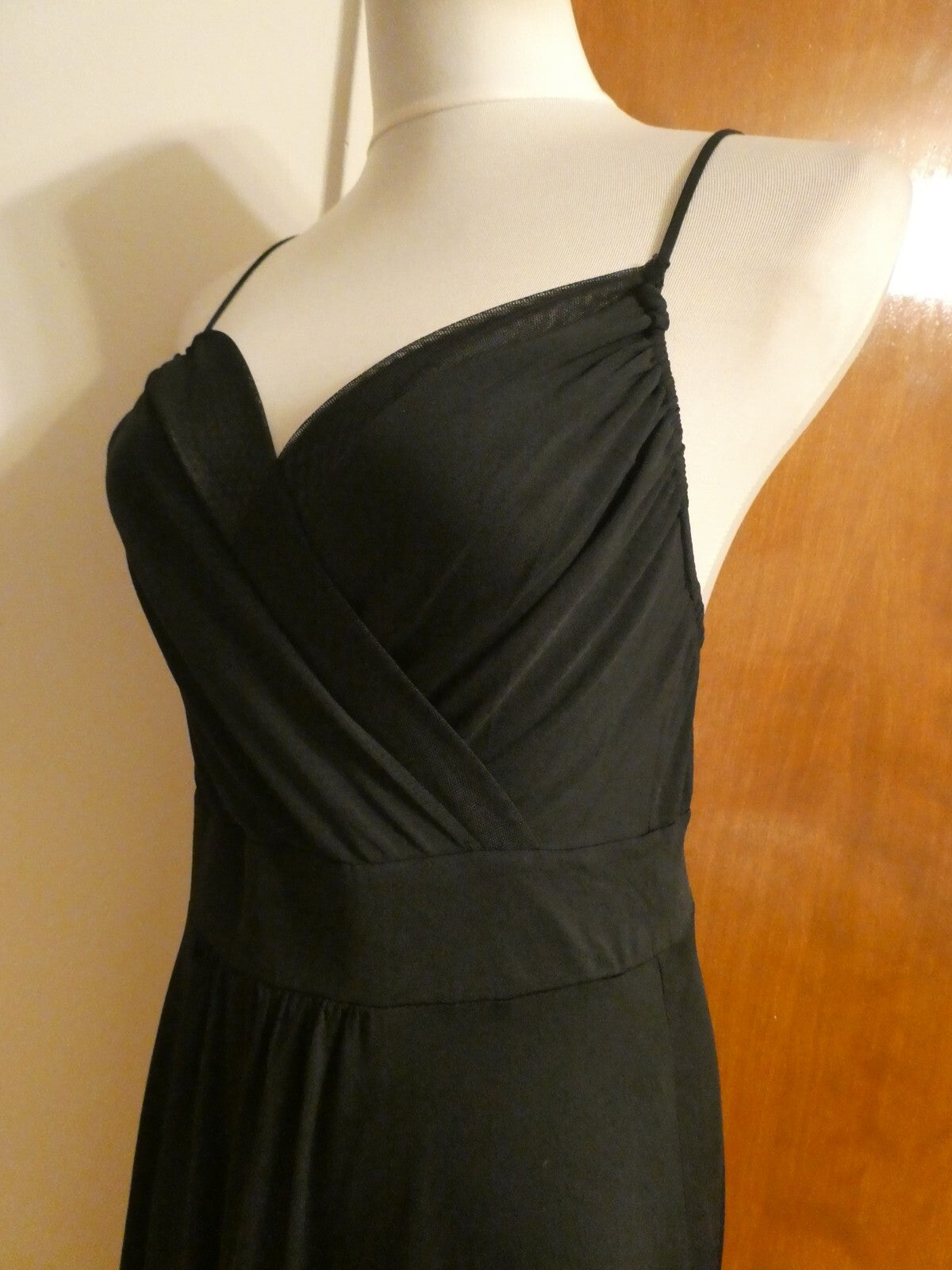 Tahari women's black lined dress 12 
