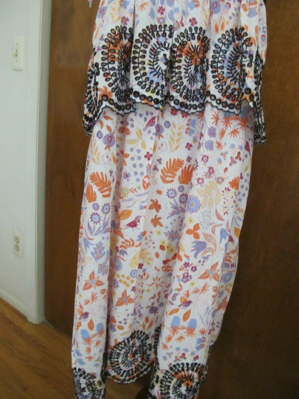 Anthropologie Antick Batik Women Multi Colored A-Line Dress Medium