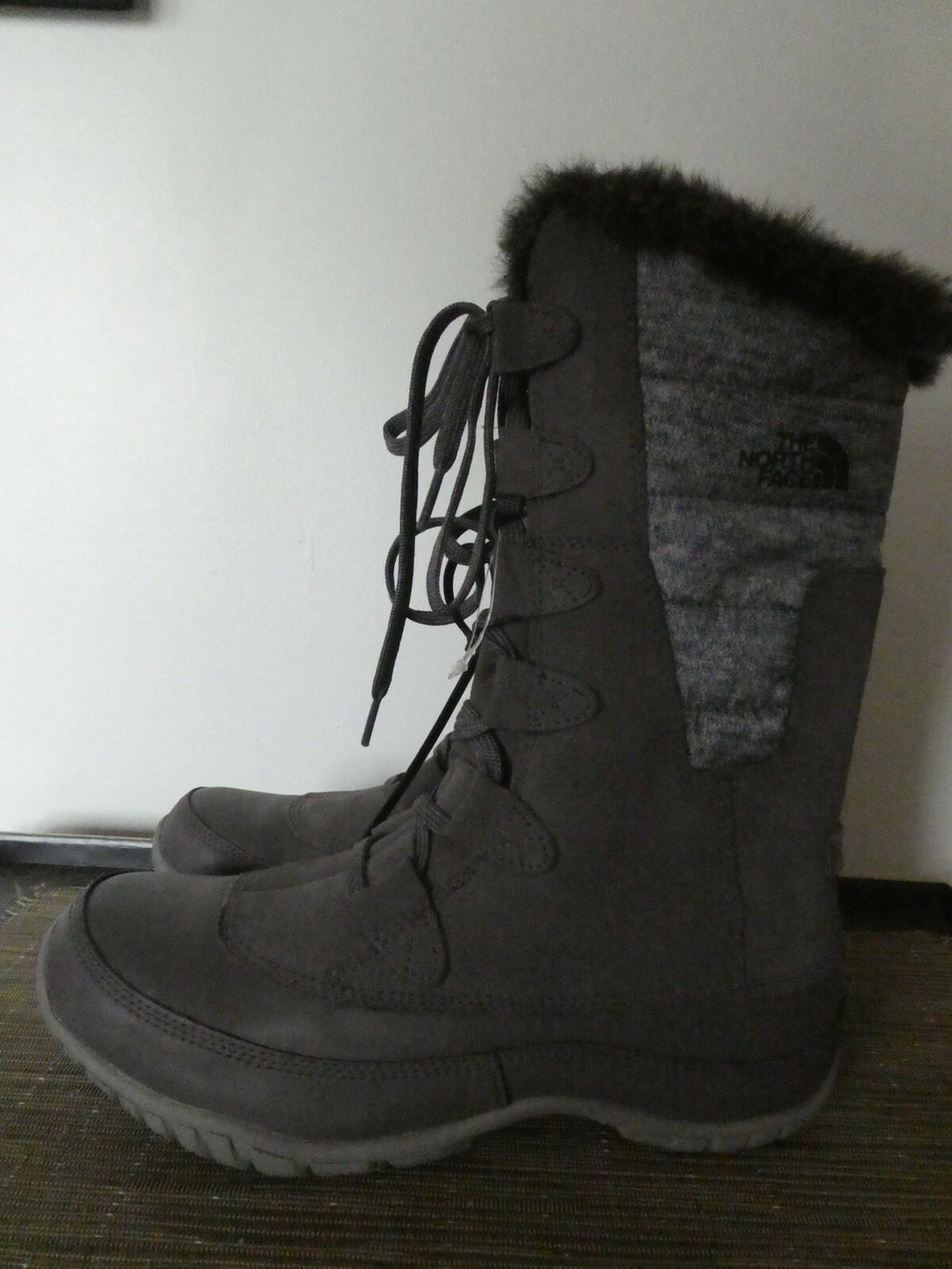 The North Face authentically women's gray waterproof boot  7