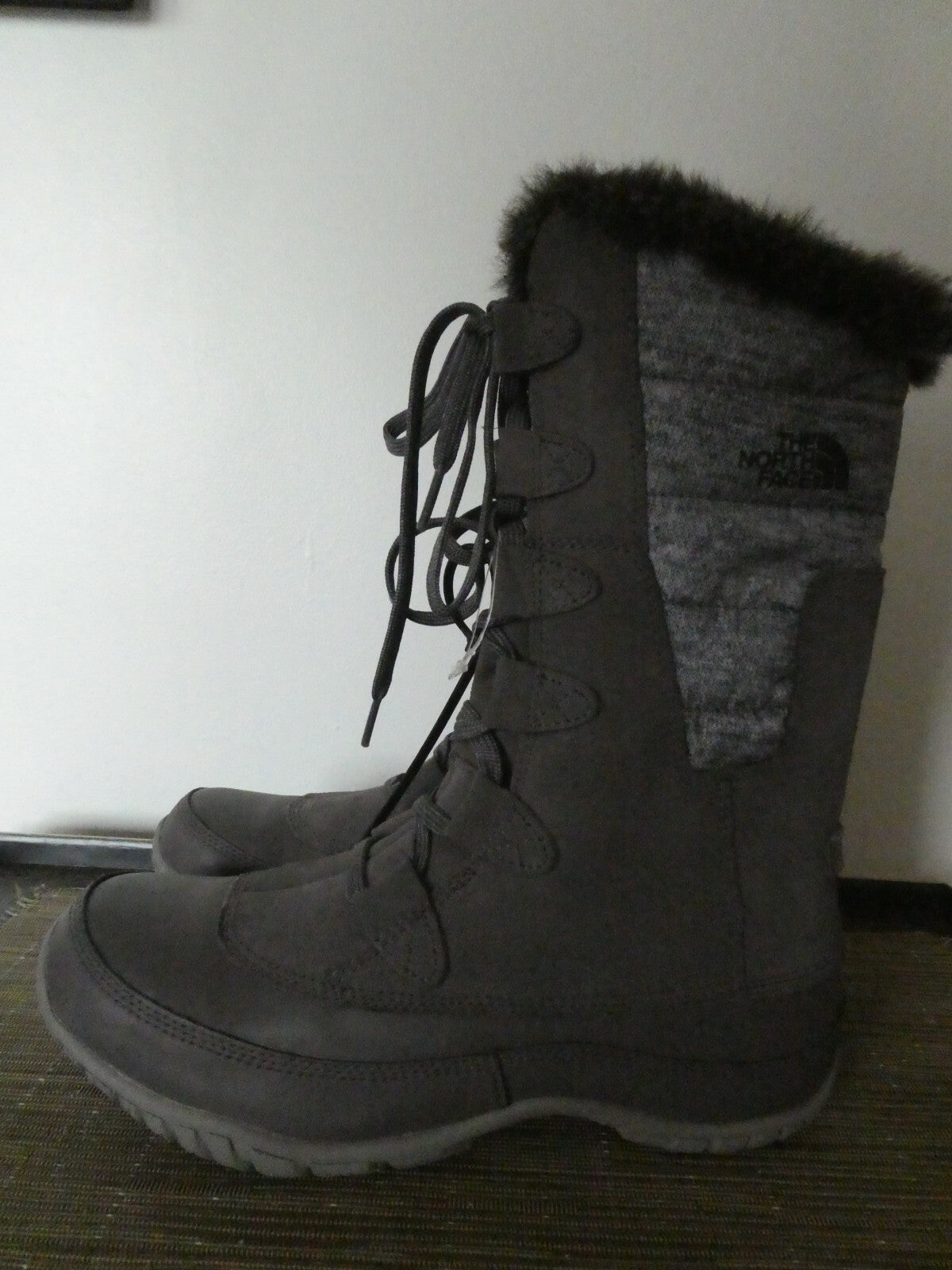 The North Face authentically women's gray waterproof boot  7