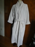 Chortex Luxury Women’s White Waffle Classic Turkish Cotton Robe Size S/M