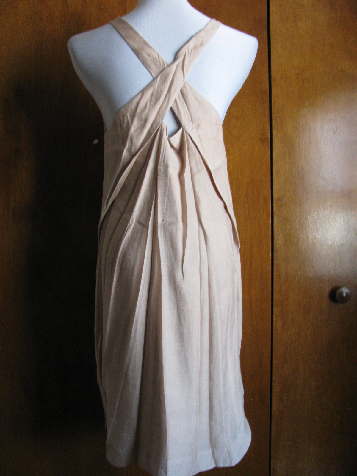 Walter women’s tan scoopneck lined Norma soft dress New