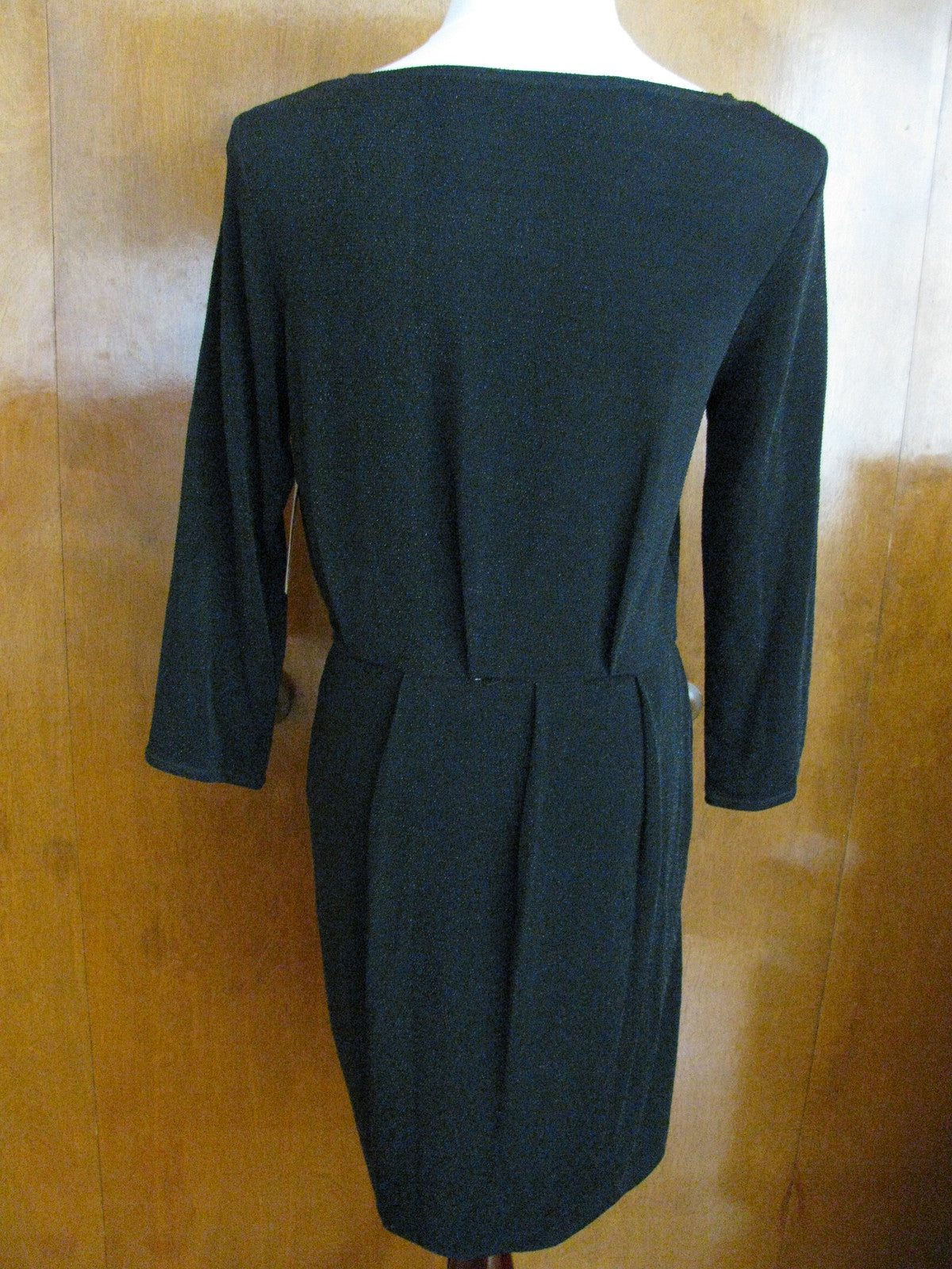 Rachel Roy women's stylish evening black mesh lined dress medium 
