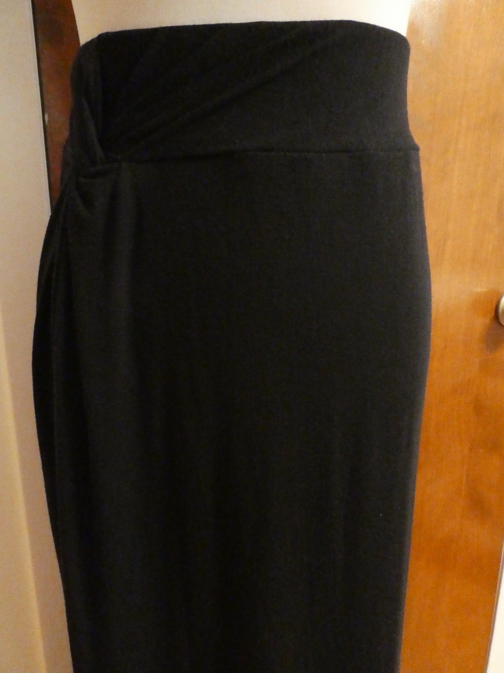 Sonoma Women Black Detailed Maxi Long Soft Skirt Size XSmall New w/Tag