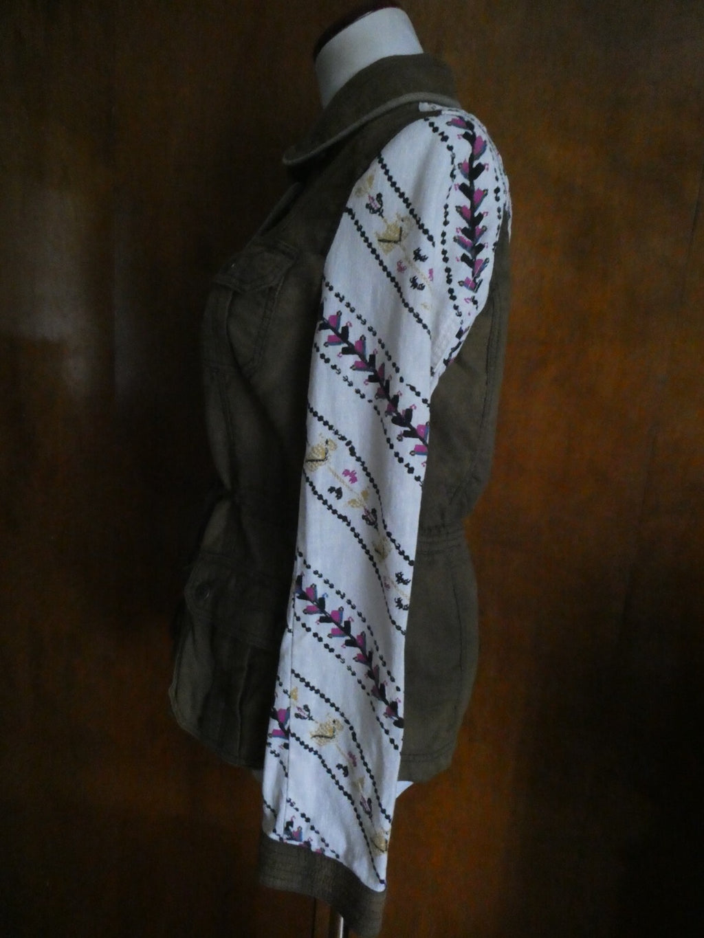 FREE PEOPLE Multicolor Soft 100% Cotton Tie Jacket Size Small