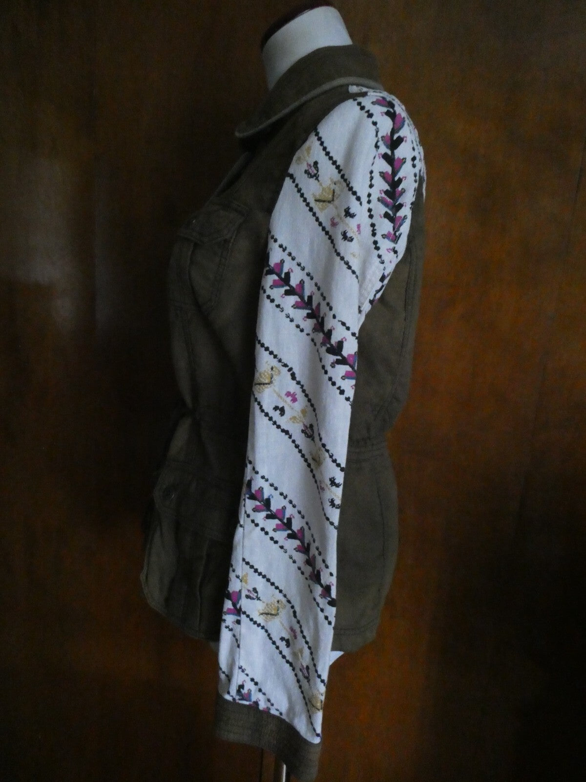 FREE PEOPLE Multicolor Soft 100% Cotton Tie Jacket Size Small