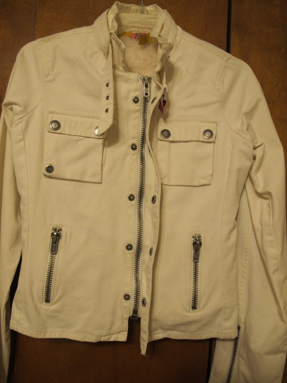 Twill Twenty Two Women’s Off White Blazer Size P