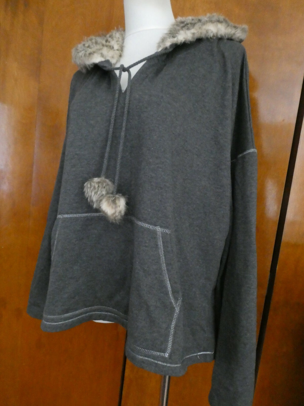 Unbranded Women's Fleece hooded Sweater Jacket Size Large