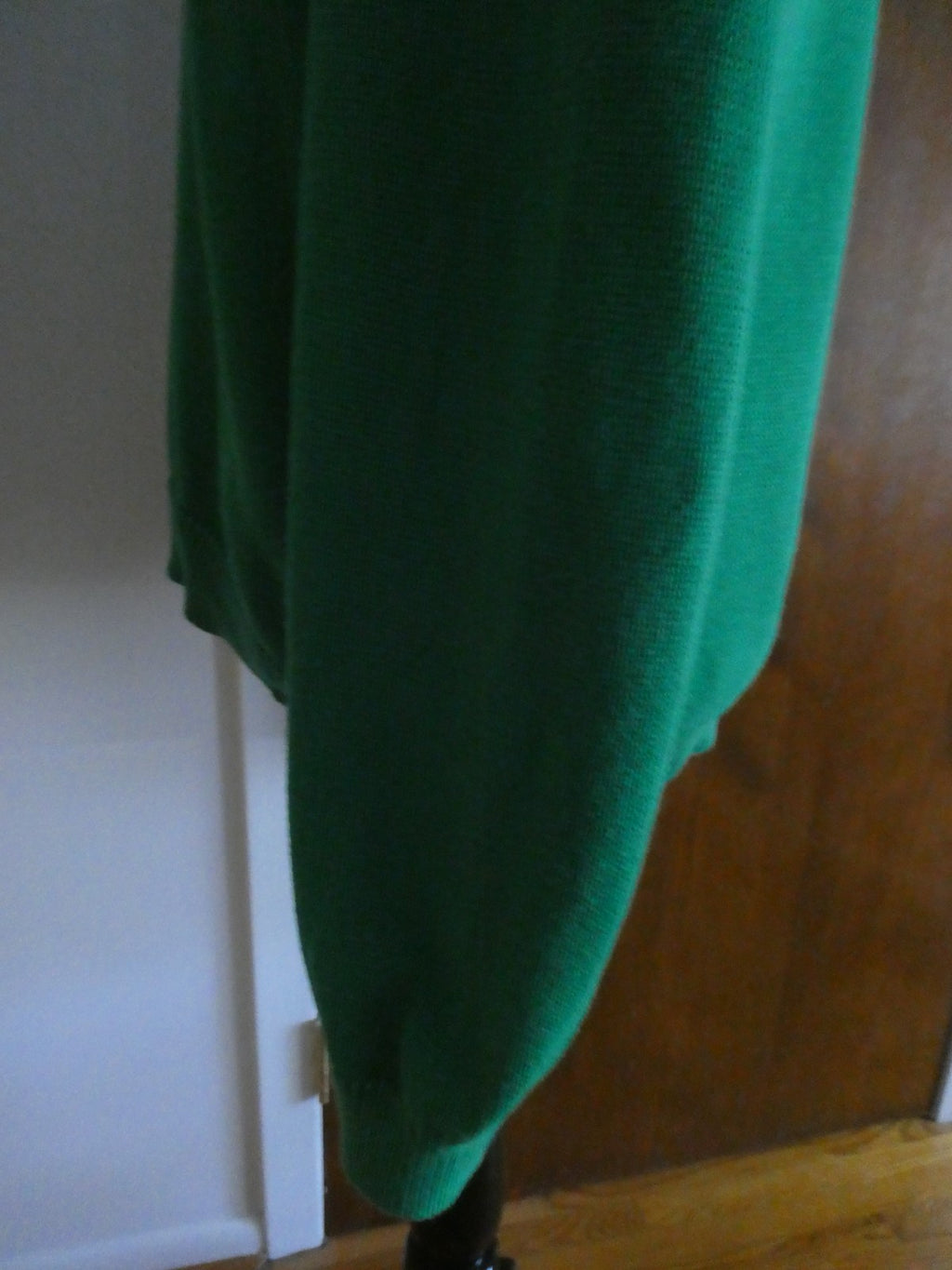 Ralph Lauren Women’s XL Green Shawl Collar Toggle Sweater 100% Cotton EUC