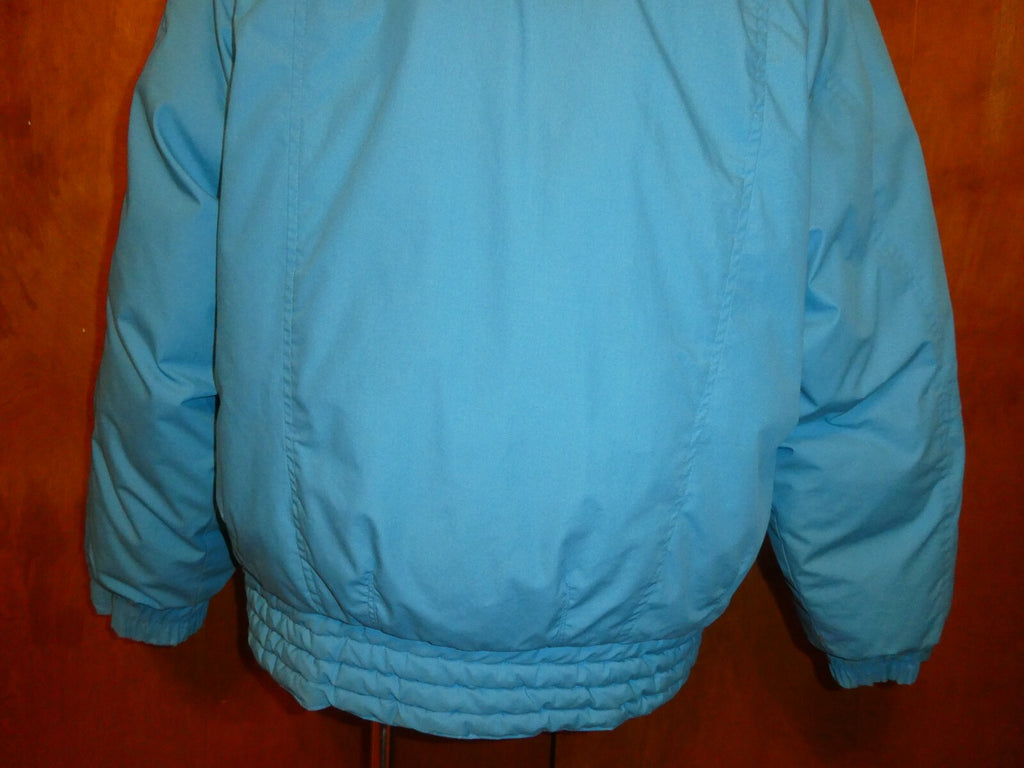 JAKO Women's Blue Down Puffer Winter Detailed Coat Jacket Medium