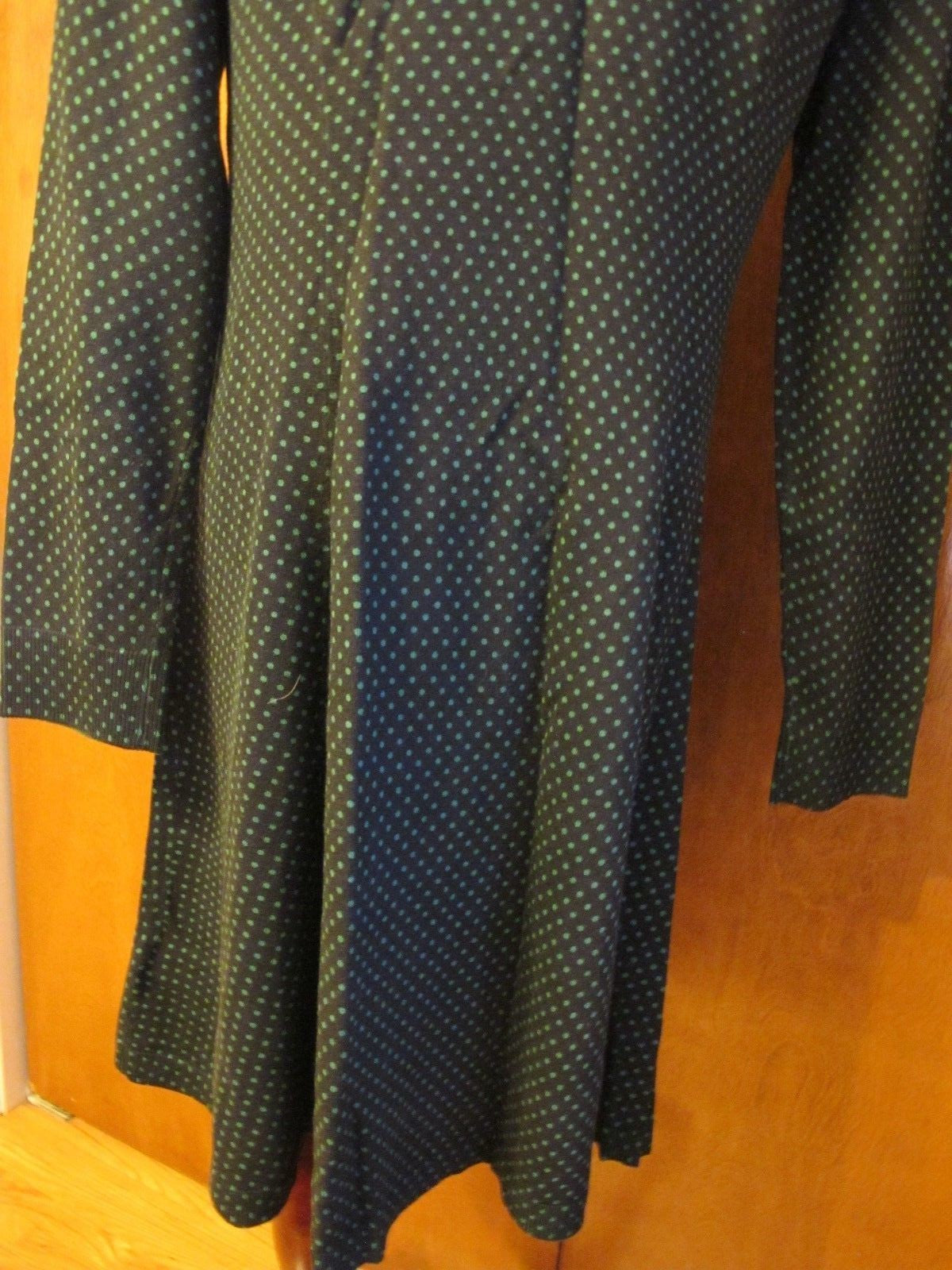 Michael Kors women’s black green A-line cotton viscose dress XLarge 