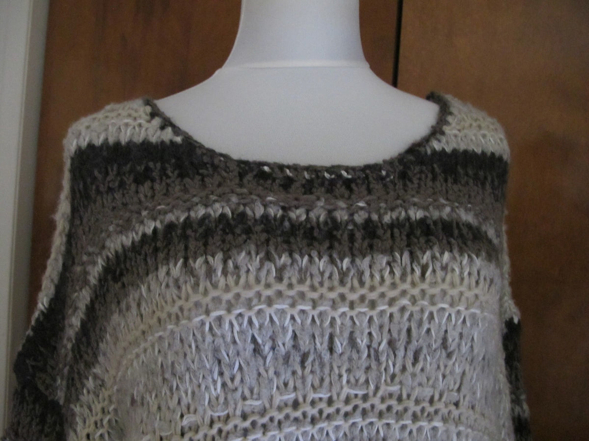 Free People women's gray brown soft sweater size small NWT