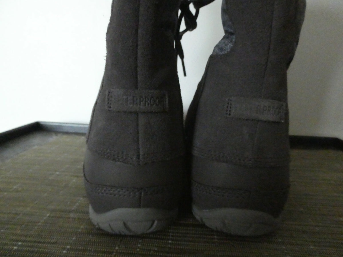 The North Face authentically women's gray waterproof boot  7