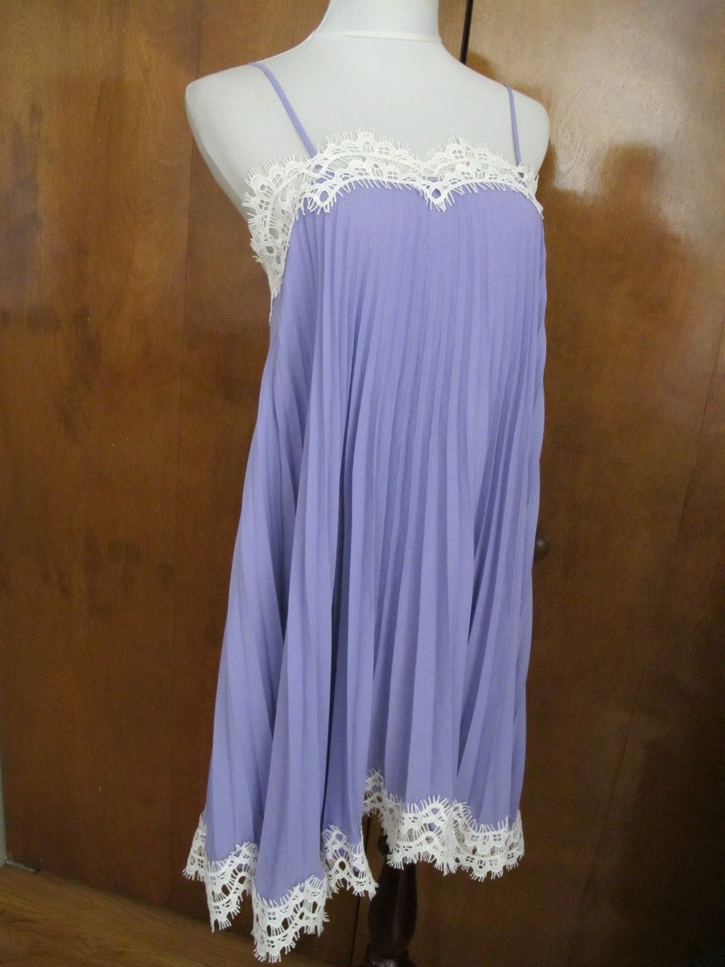 Anthropologie women’s purple A-line chemise medium 