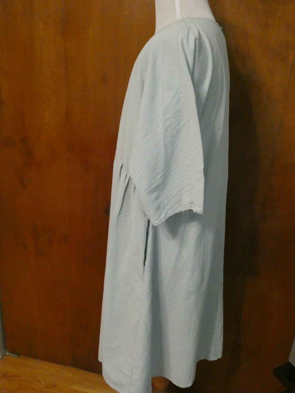 ZANZEA Women’s Light Blue 100% Cotton Denim Dress 4X (fits 1X-2X)