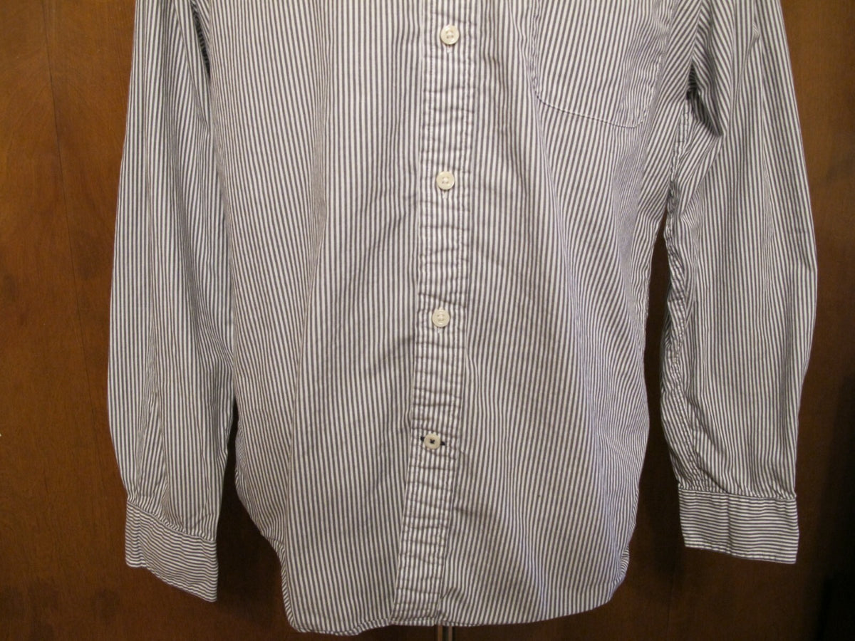 Tommy Hilfiger Striped Men's Long Sleeve Button-up Shirt Size Large