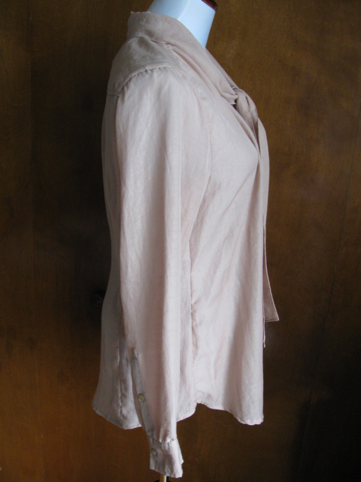 Gap women's light pink stylish long sleeves tunic top size large New