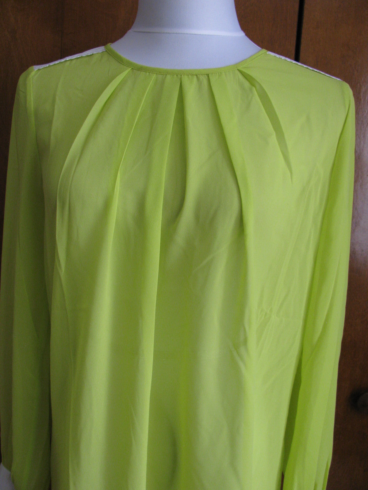 Walter Baker Evan women’s white lime tunic dress XSmall New