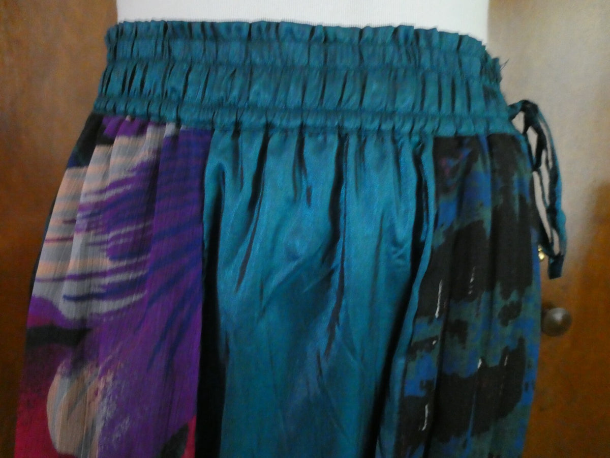 DIMRI Long Night Jasmin Shimmer Shined Trim Women's Skirt Size Large New w/tag