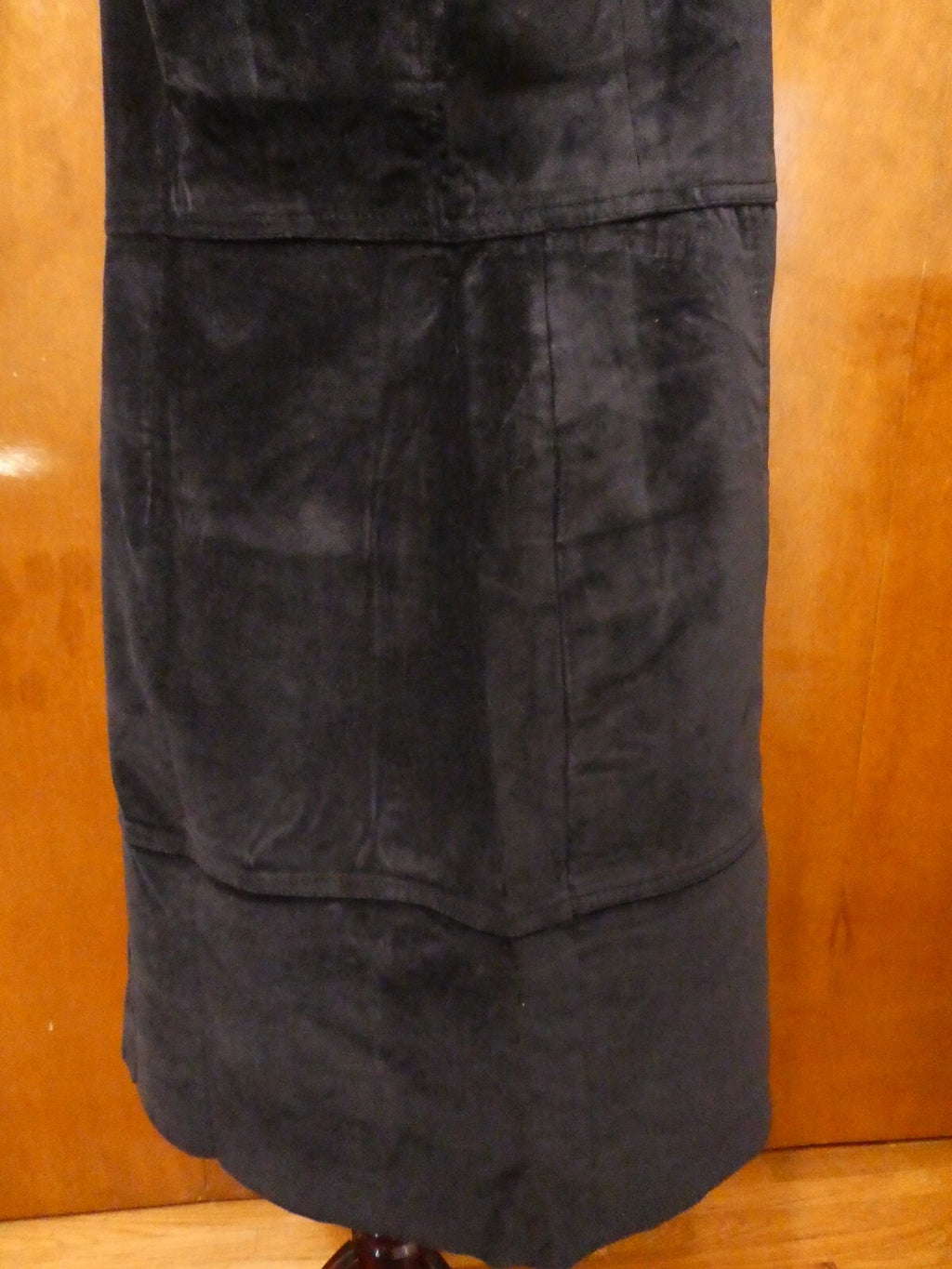 Gap Women’s Black Velour Sleeveless Side Pockets Lined Dress Size 20