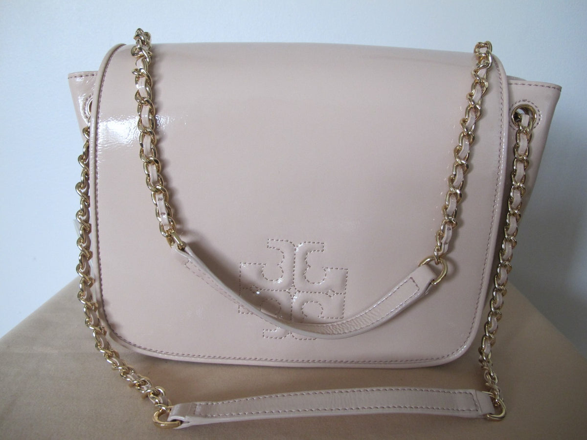 Tory Burch Leather Pink Shoulder Bag 
