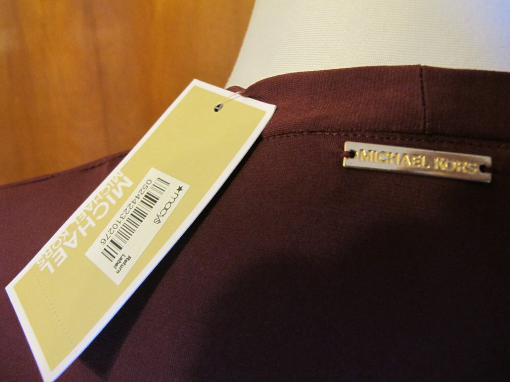 Michael Kors women’s burgundy A-line evening dress 2 