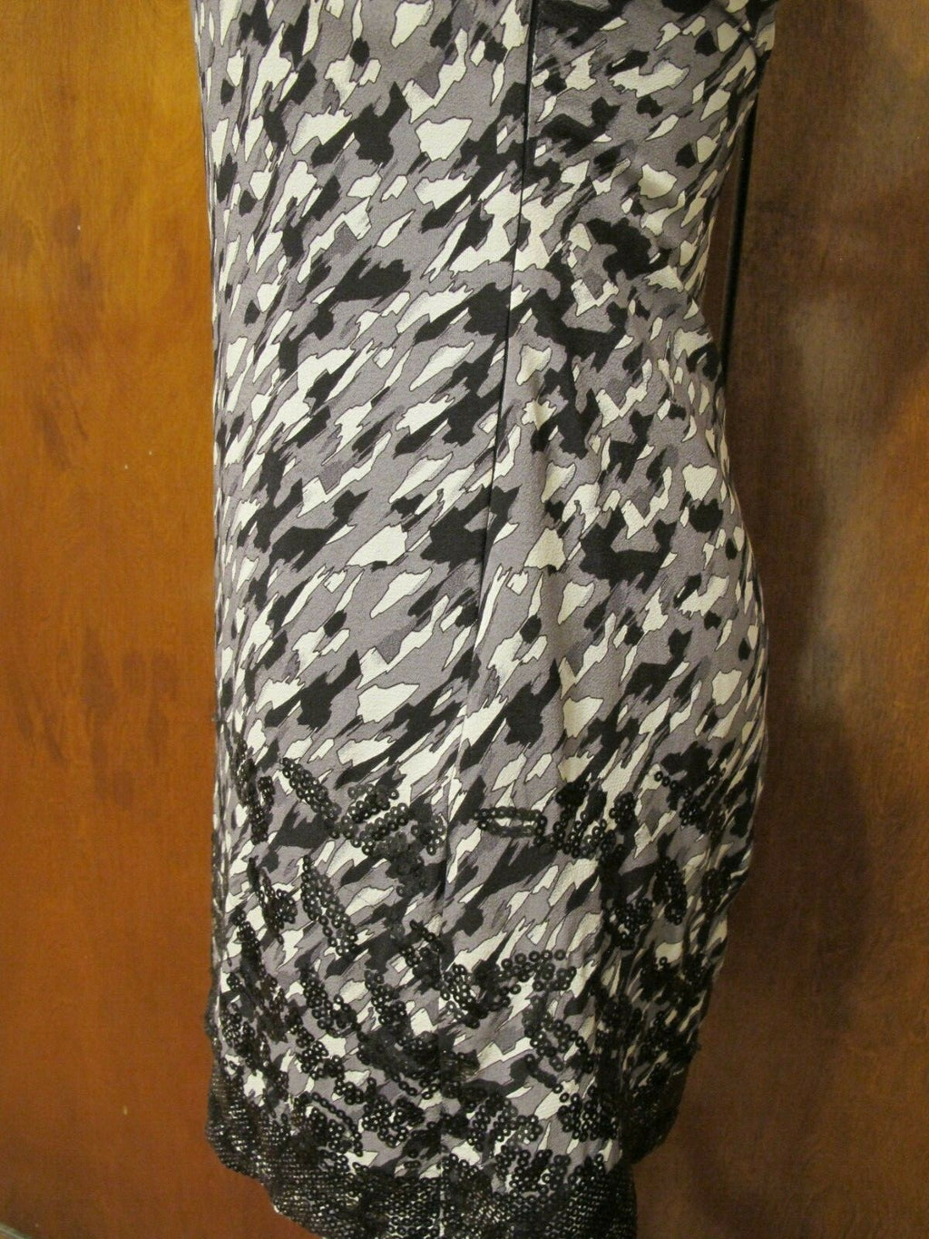 Hype women's multi color sequin sparked lined detailed evening viscose dress 2