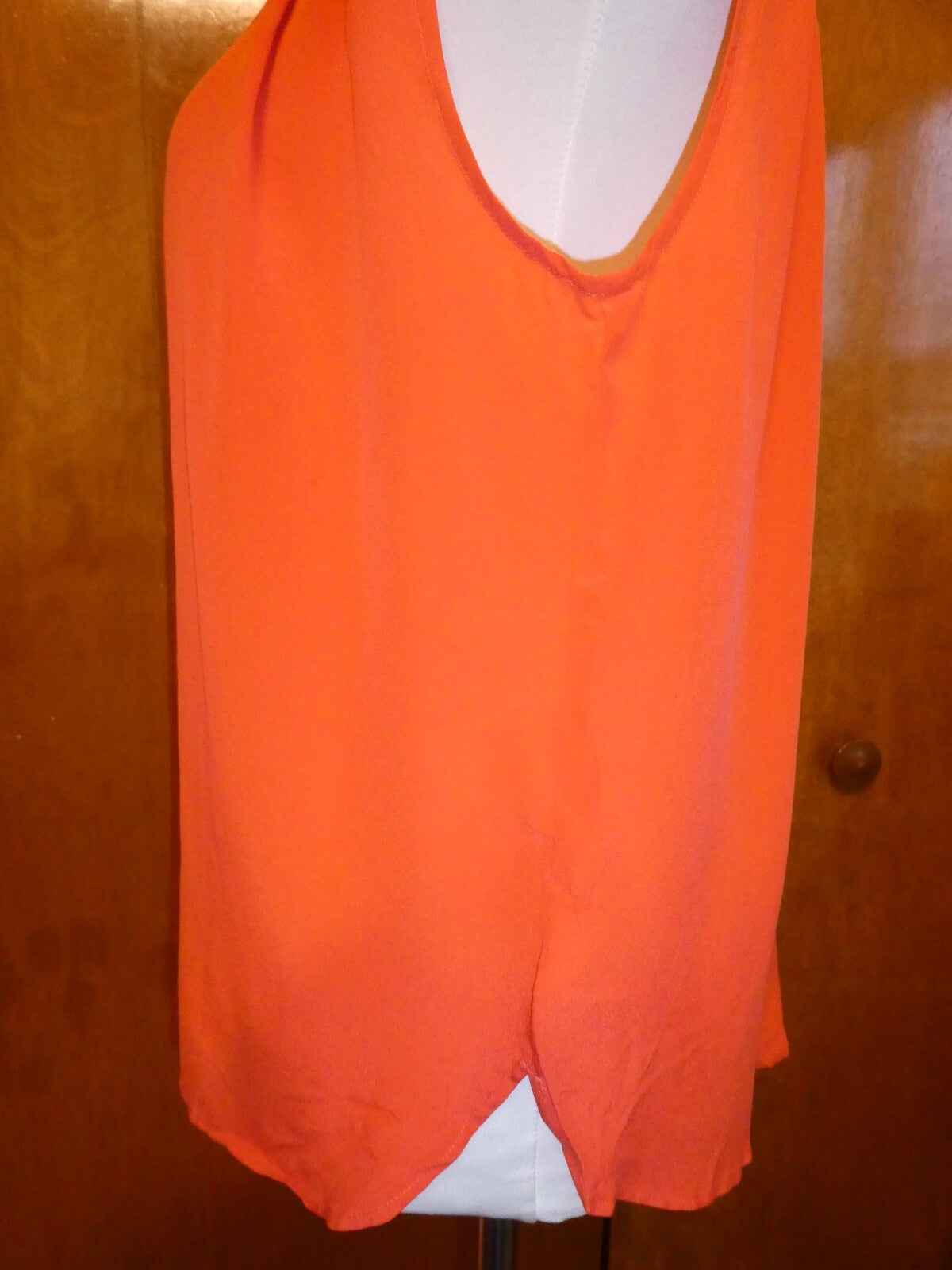 Anthropologie Orange Maeve Women's 100% Silk Blouse Size S, L