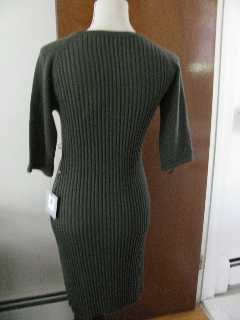 Marc New York Andrew Marc women's olive green mini dress Size Medium NWT