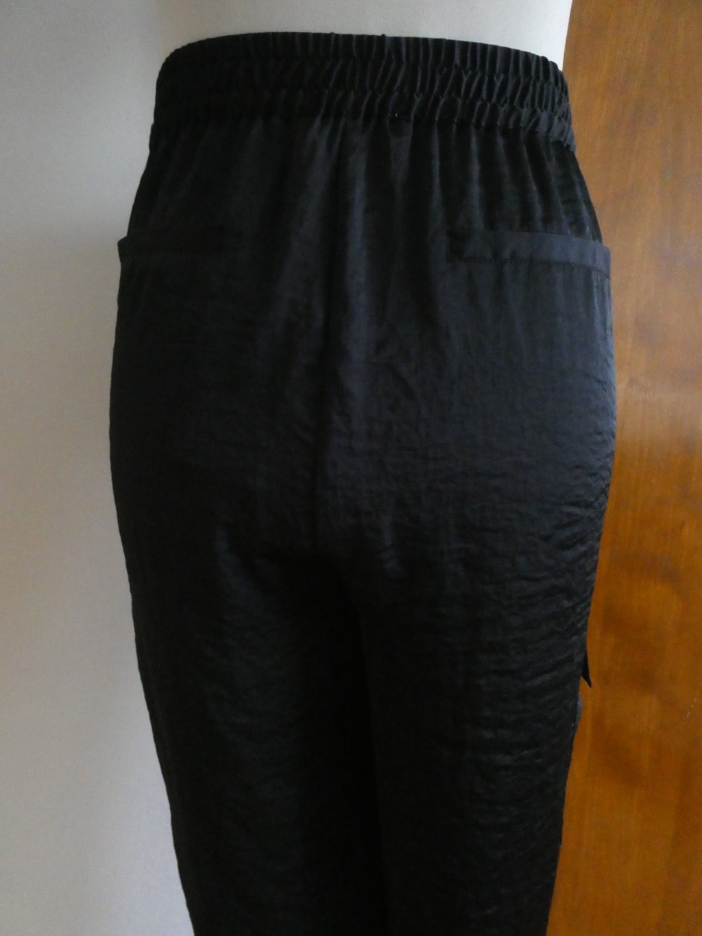 Michael Kors Jogger Pants Women Navy Front Pockets Elastic Waist 12 Bloomingdale