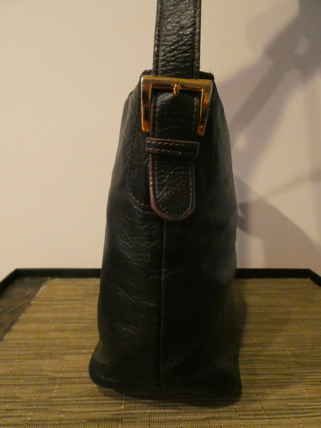 Etienne Aigner Women's Genuine Leather Hobo Handbag Purse