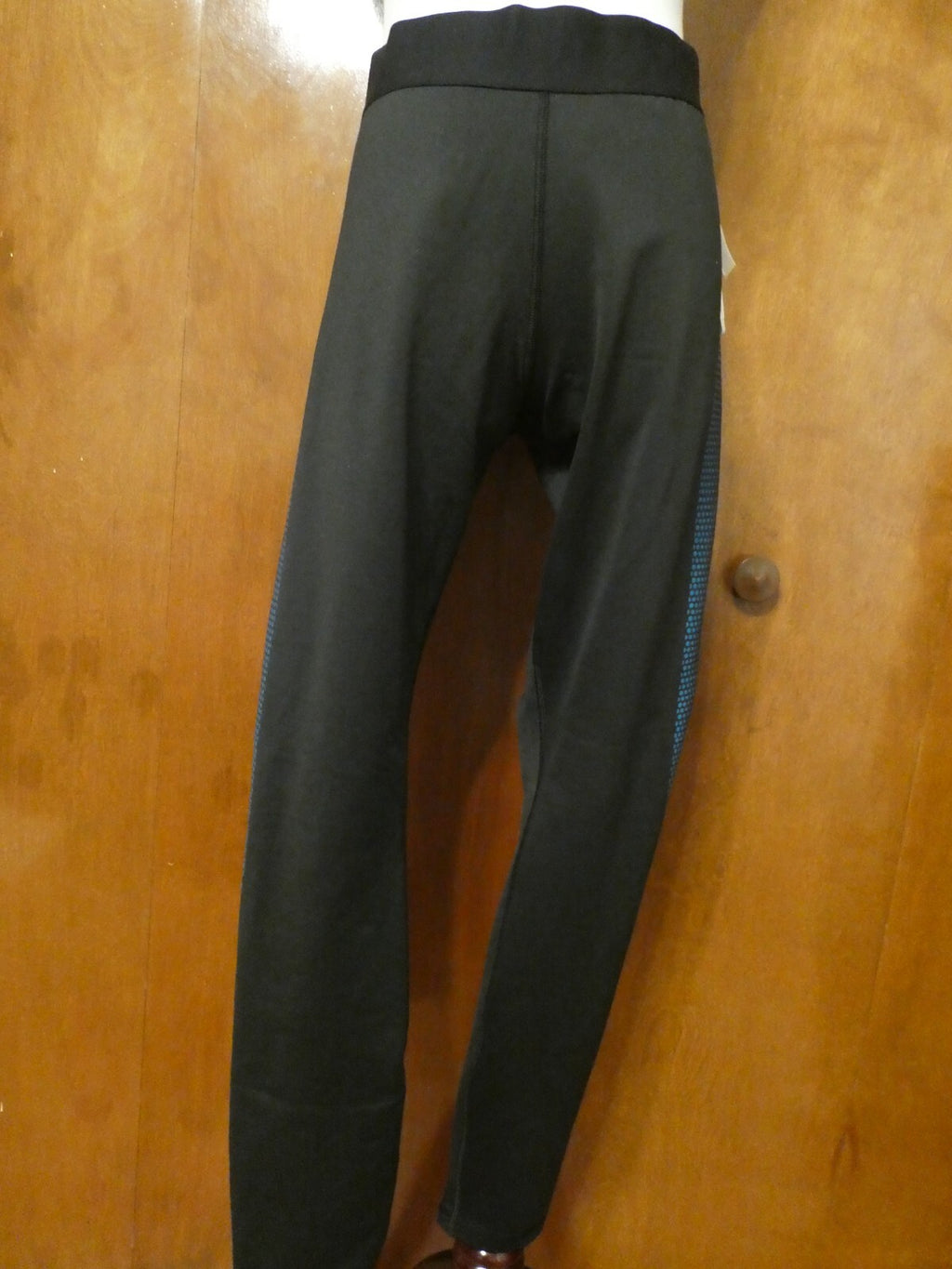 GapFit Capri Women’s Active Regular Rice Leggings Black/Blue Xlarge