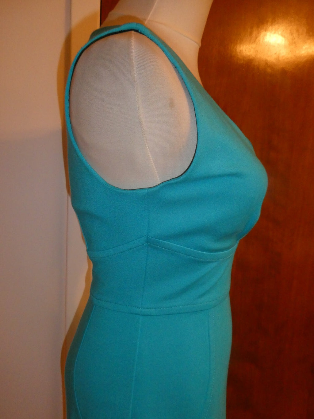 Trina Turk Women Lined Turquoise Teal Gorgeous Dress Size 2