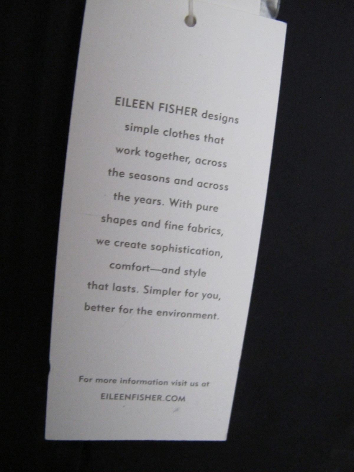 Eillen Fisher Women’s Gray Lined Satin Cotton Jacket Large New