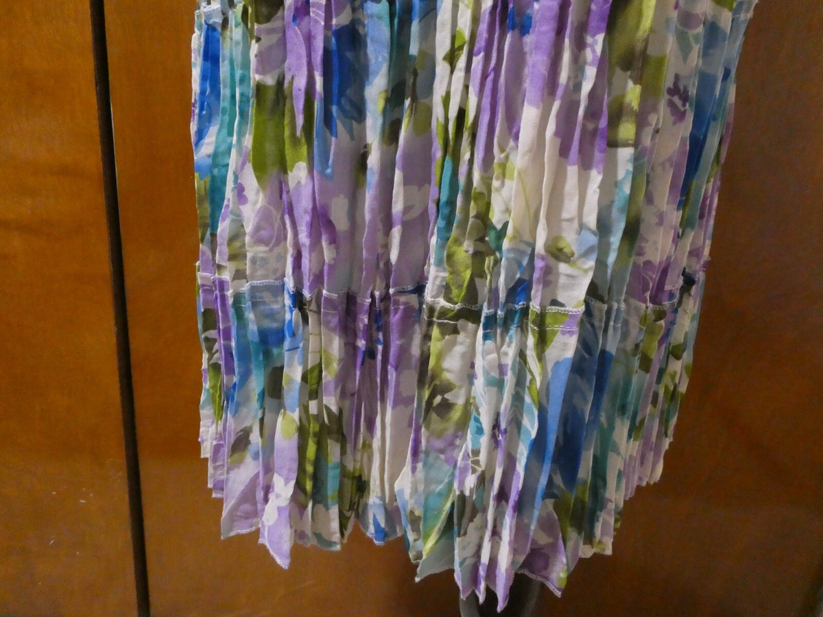 Allison Taylor Women's Multicolor Full Lined Pleated Skirt XLarge